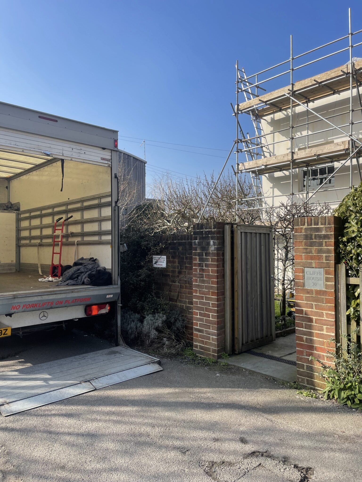 ESV Removals Luton van in Lewes